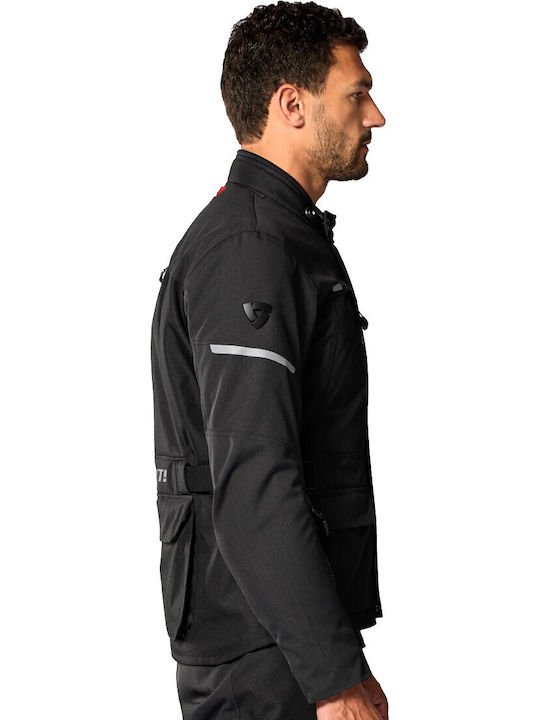 Rev'IT Outback 5 H2O Men's Motorcycle Jacket 4 Seasons Waterproof Black
