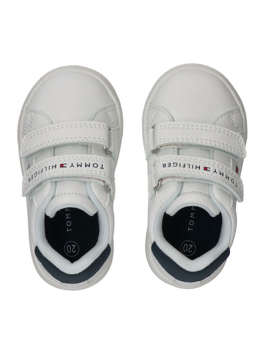Παιδικά Sneakers με Σκρατς Λευκά