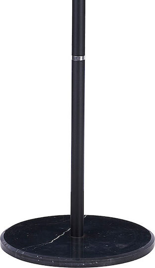 Klikareto Metallic Coat Rack Black 38x38x177cm