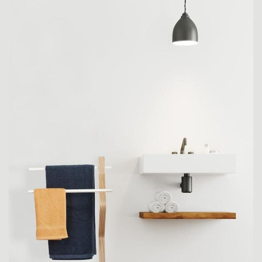 Relaxdays Wall-Mounted Bathroom Rail ​85x43.5cm Multicolour