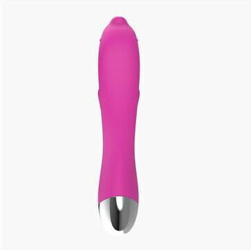 Sweetvibes A-Gusto Dolphin Vibrator Rabbit 19cm Fuchsia