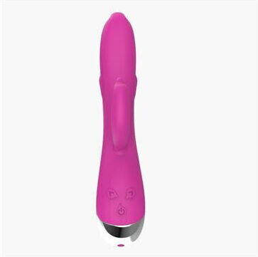 Sweetvibes A-Gusto Dolphin Vibrator Rabbit 19cm Fuchsia
