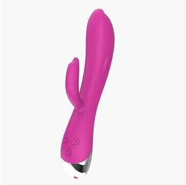 Sweetvibes A-Gusto Dolphin Vibrator Rabbit 19cm Fuchsia