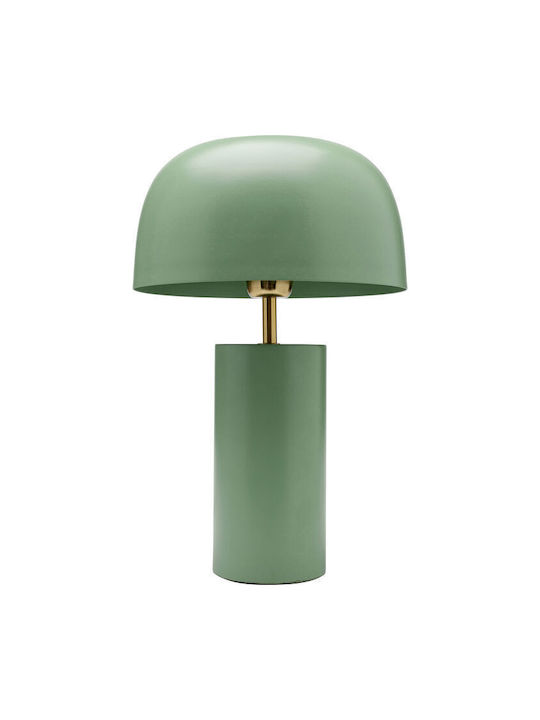 Kare Design Metal Table Lamp with Green Shade and Base