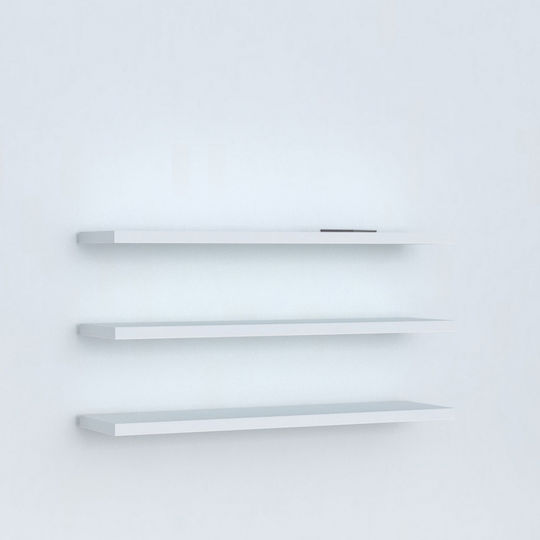 Wall Shelves Boss White (3 Pieces) 60x14.5x1.8cm
