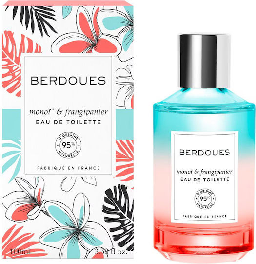 Berdoues Organics Monoi & Frangipani Eau de Parfum 100ml