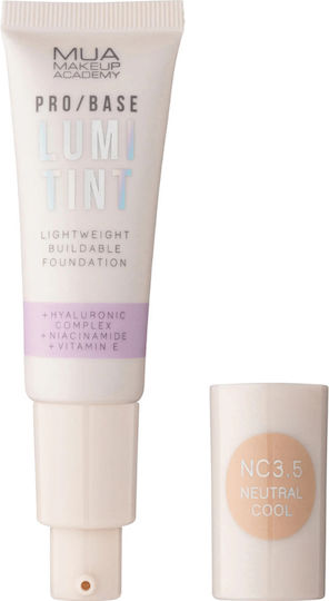 MUA Pro Base Liquid Foundation Nc3.5