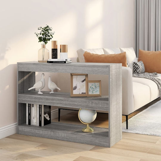 Bibliothek Grau / Sonoma 100x30x72cm