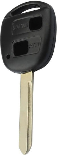 Car Key Shell with Blade with 2 Buttons Type for Toyota