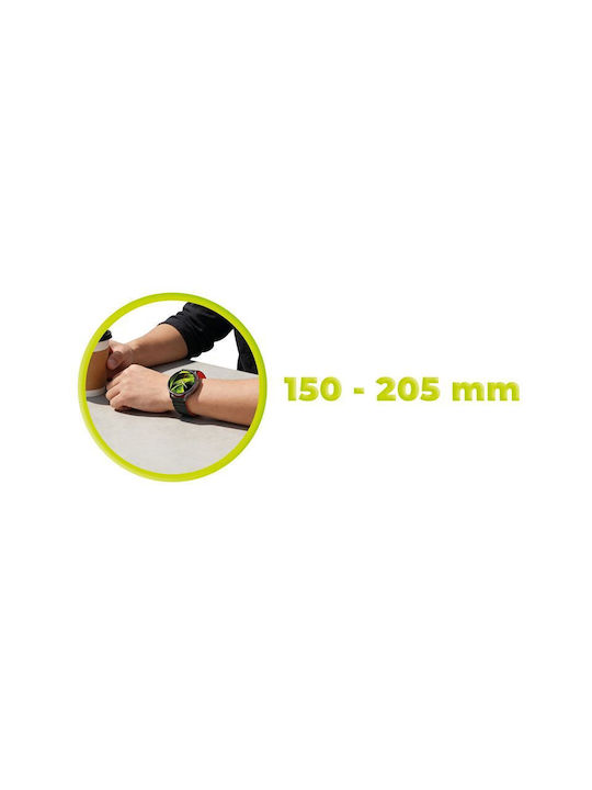 Mobile Origin Easy Strap Magnetic Watch 20mm Black Orange Mo-esm20-blk-org