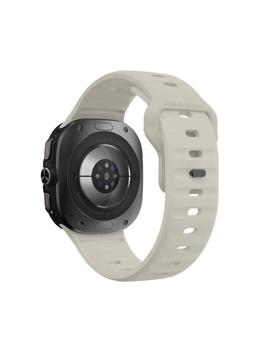 Mobile Origin Easy Strap Silicone Galaxy Watch Ultra 47mm Starlight Mo-sgwu-star