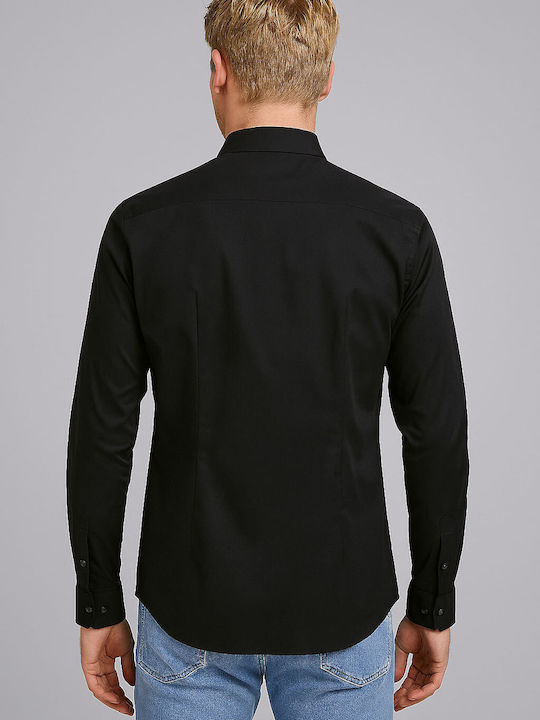 Langärmlig Hemd Black With Grey