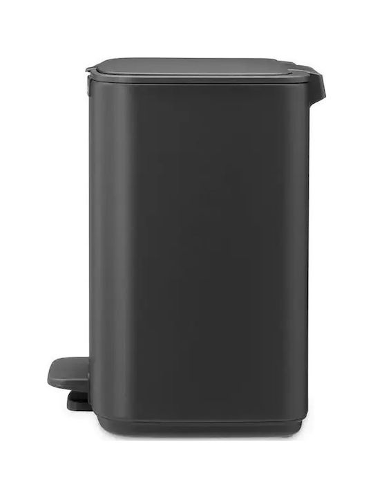 Brabantia Metallisch Badezimmer Mülleimer 7Es Gray