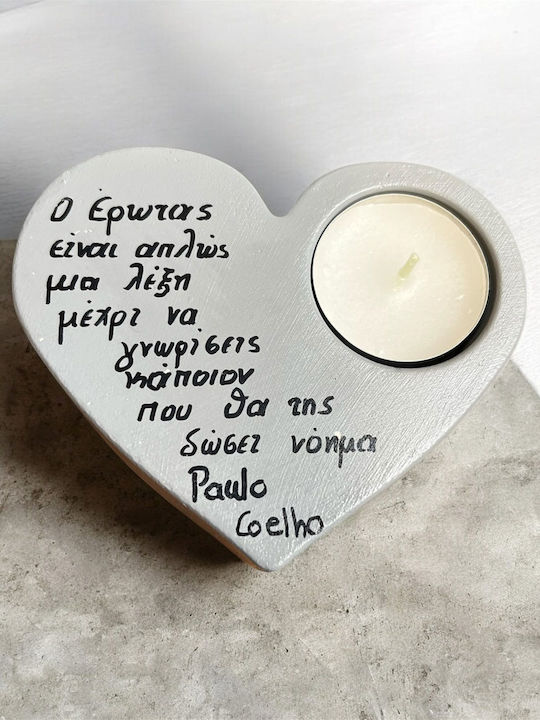 Heart Ceramic Candle Holder