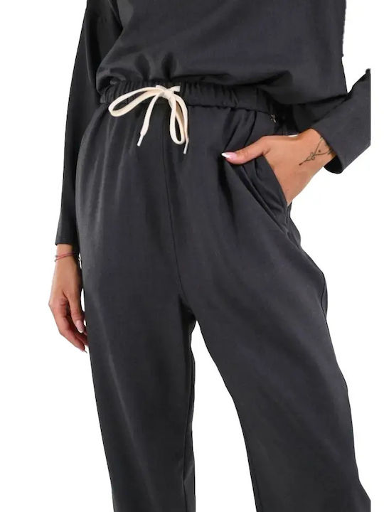 Damen Stoff Hose Gray