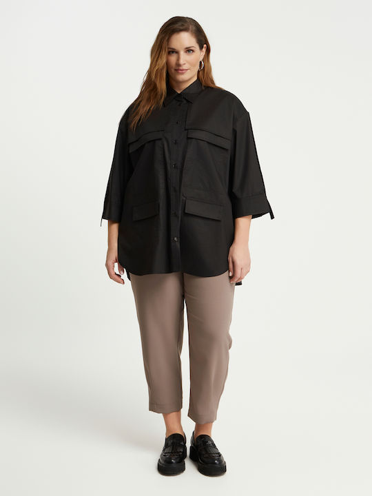 Women's Long Sleeve Shirt Black