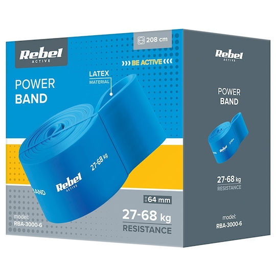 Rebel Widerstandsbänder Elastisches Band Blau 2.08m