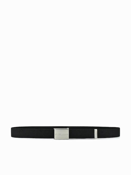 Men's Belt Webbing Belt Black