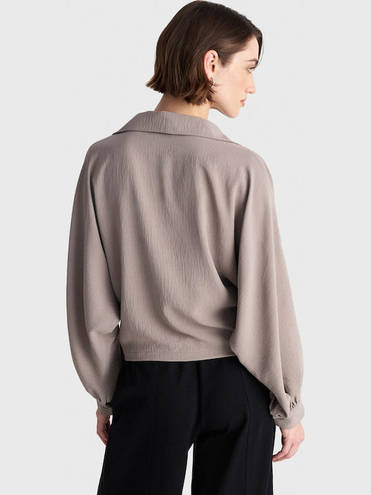 Damen Bolero Grau