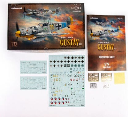 Eduard Plastikmodelle 1:72 Gustav Pt.1 Limitierte Dual-Combo Bf 109g-5 + Bf 109g-6