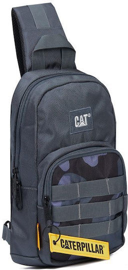 CAT Military Pouch Chest made of Polyester Blue 4lt