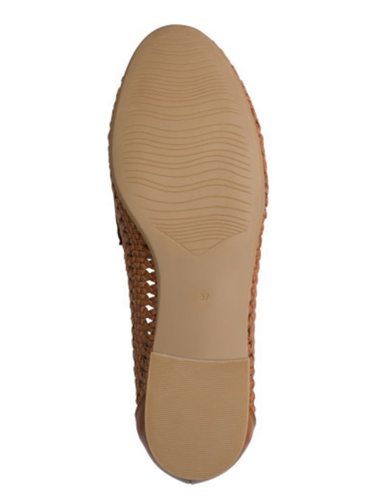 Women's Moccasins in Tabac Brown Color