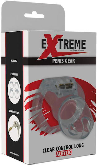 Hidden Desire Penis Cage in Transparent Color