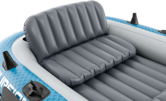 Intex Excursion Inflatable Boat Blue with Oars & Pump