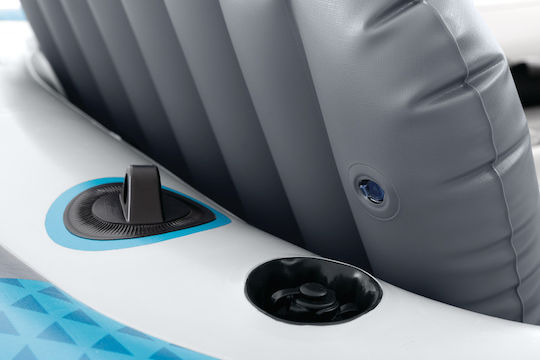Intex Excursion 4 Inflatable Boat Blue with Oars & Pump