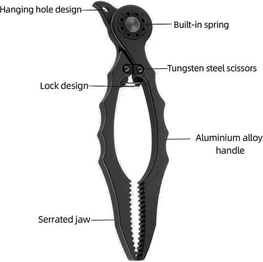 Atisen Aluminium Angelwerkzeuge Fish Grip M-114