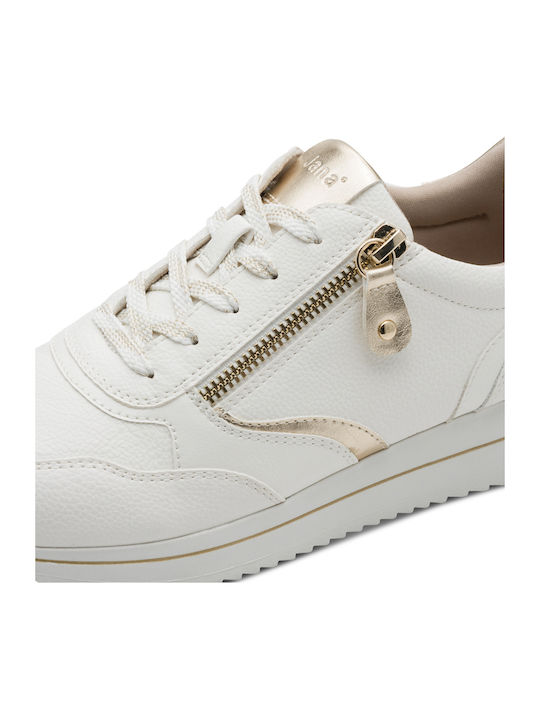 Softline Sneakers White Gold