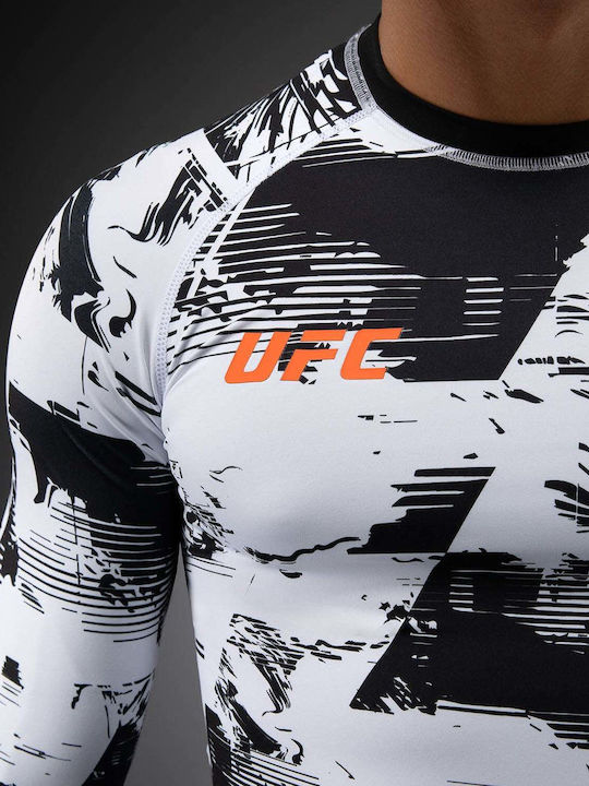 Venum Long Sleeve Shirt VNMUFC-00430-108 for Jiu-Jitsu / MMA White