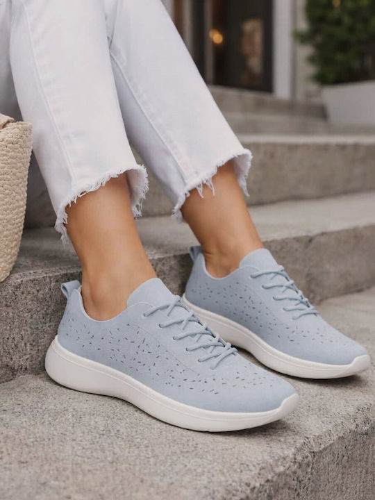 Damen Anatomisch Sneakers Hellblau
