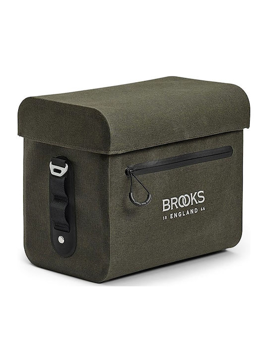 Brooks England 4443 Geantă pentru ghidon bicicletă Verde