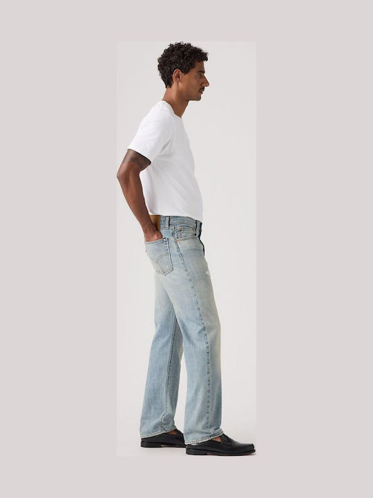 555 Herren Jeanshose mit Relaxed Gerade Passform Light Wash