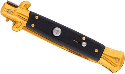 Italian Messer Automatisch Gold in Hülle