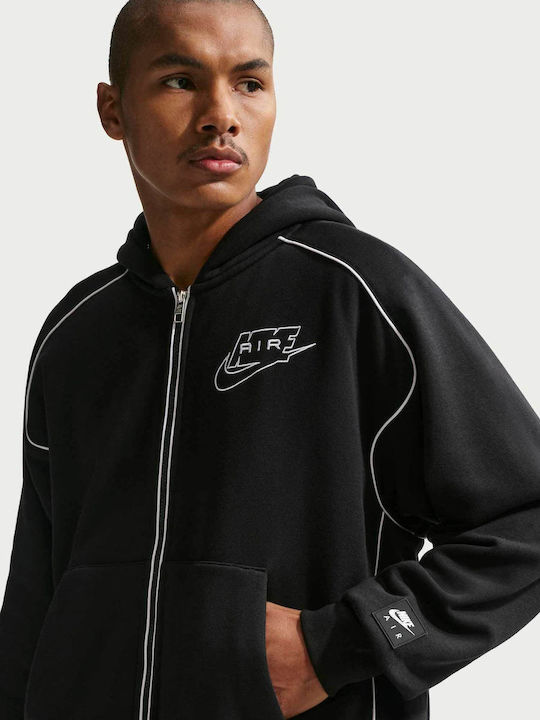 Sweatshirt with Hood Black