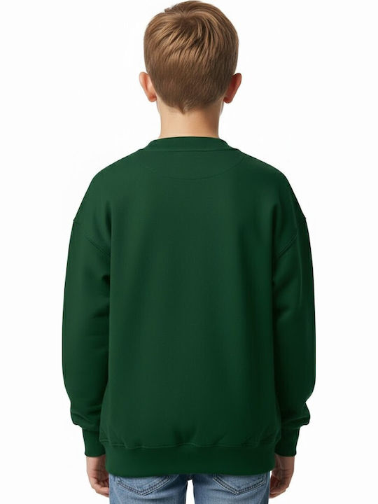 Kids Sweatshirt T-RexMass Forest Green