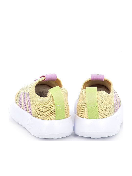 Bubblecomfy I Παιδικά Sneakers Slip-on Κίτρινα