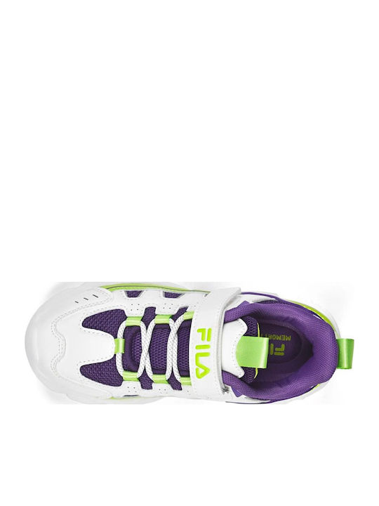Memory Spinel 3 V Kids Sneakers Anatomic with Scratch White