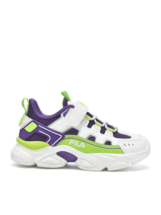 Memory Spinel 3 V Kids Sneakers Anatomic with Scratch White