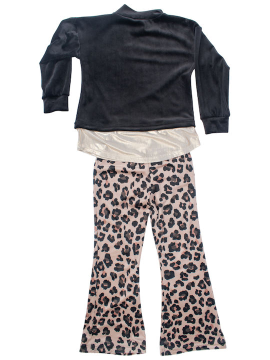 Kids' Set with Pants Winter 2pcs Black
