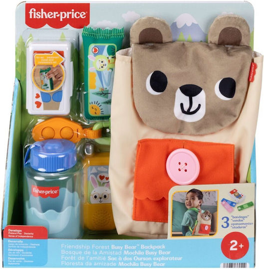 Fisher Price Animal Friendship Forest Bear Backpack Fabric For 24+ Months