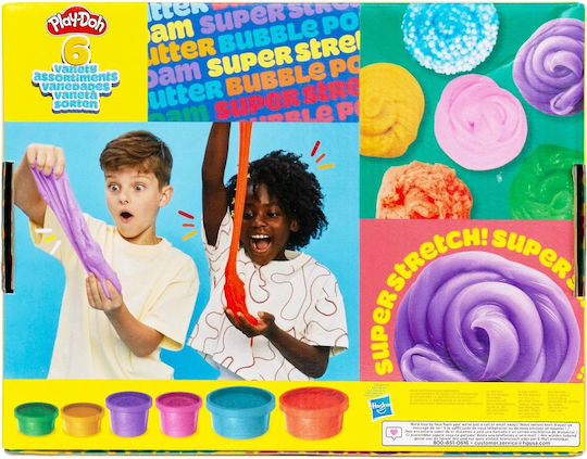 Hasbro Плей-Доу Пластелини в Кутия за 3+ Години 6 Бр