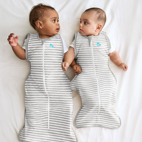 Love to Dream Ανοιξιάτικος Υπνόσακος Swaddle Up 50/50 1 tog Γκρι
