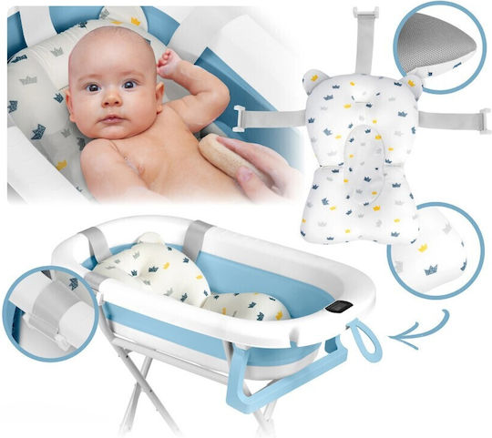 Ricokids Μπανιέρα Μωρού με Βάση με Θερμόμετρο Γαλάζια