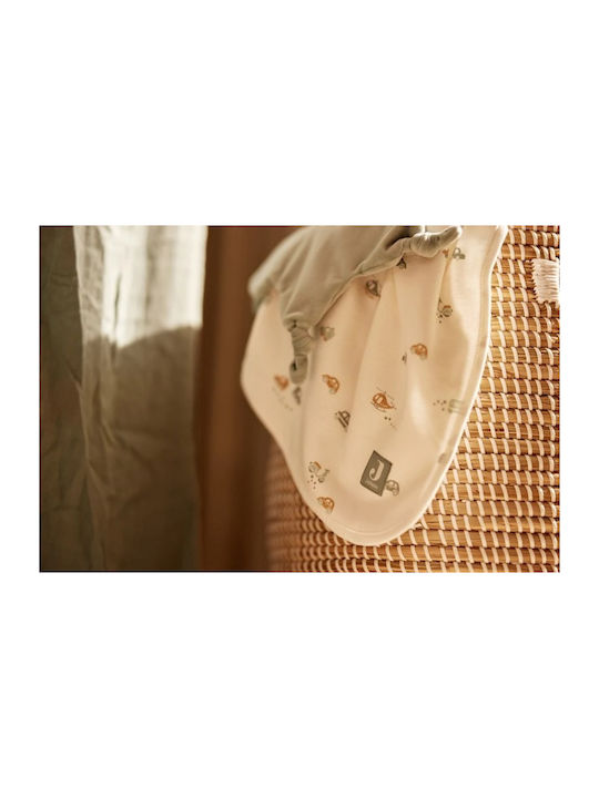 Jollein Blanket Nursery Swaddling Blankets Cotton Ecru 75x100cm