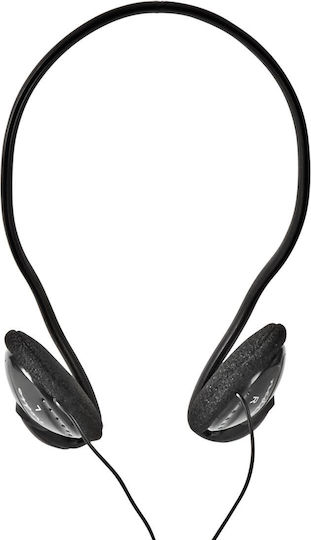 3.5mm Wired Headphones Powerful Bass Ultra-lightweight 1.10m Black