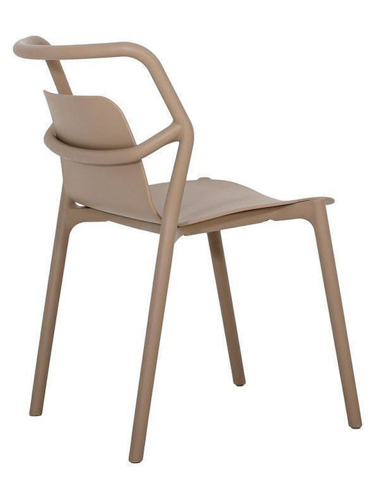 Outdoor Chair Polypropylene Fl810 Beige 59x54x78cm