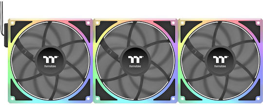 Thermaltake Toughfan Ex 140 Case Fans (2000rpm / 94.43cfm) with ARGB Lighting Pack of 3